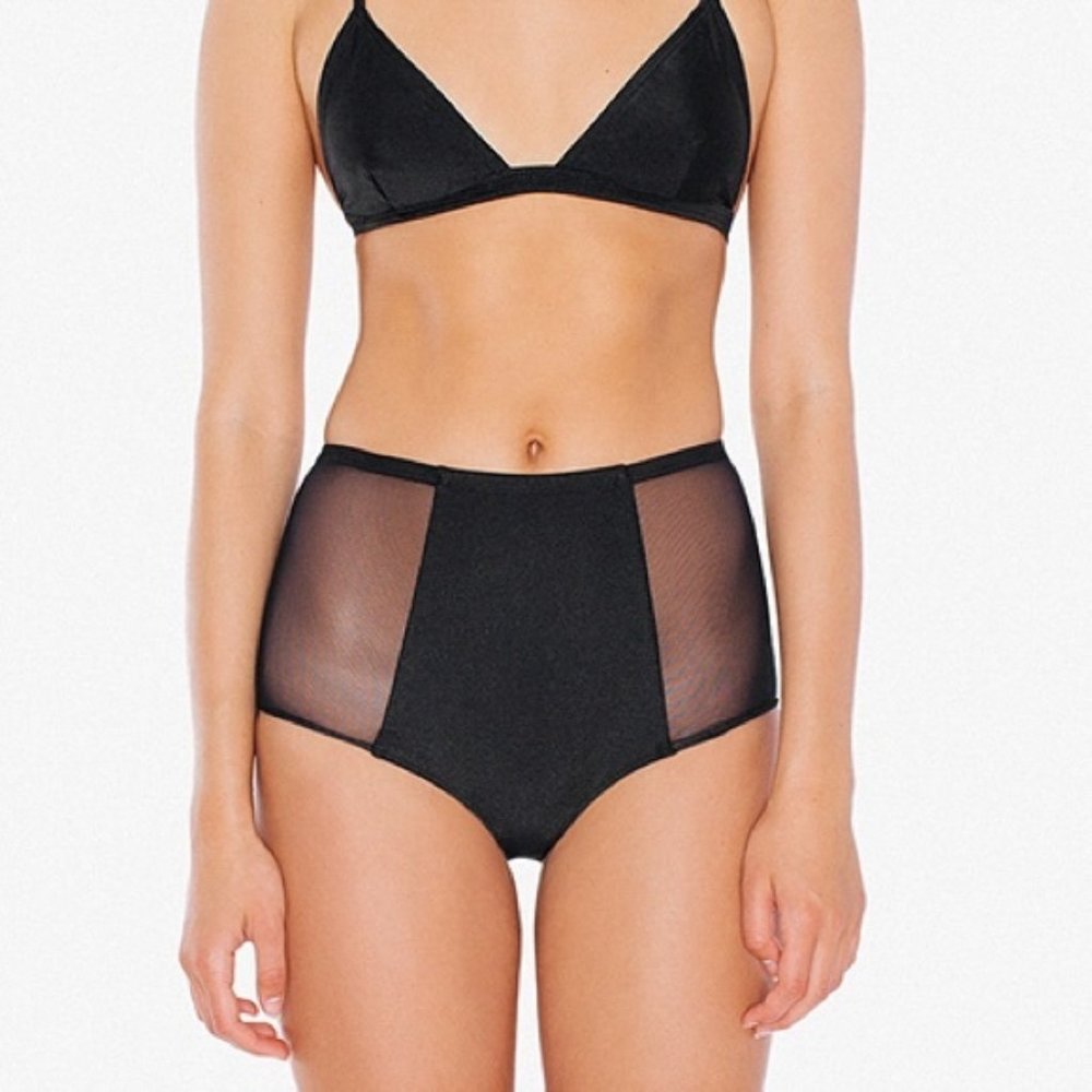 American Apparel High Waisted Bikini bottom XS NEW